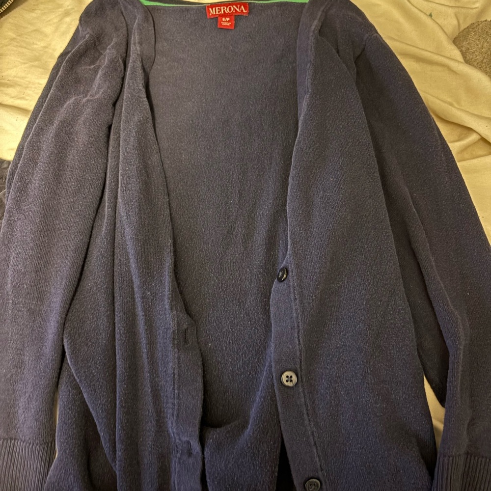 Merona Women's Navy Cardigan Sweater